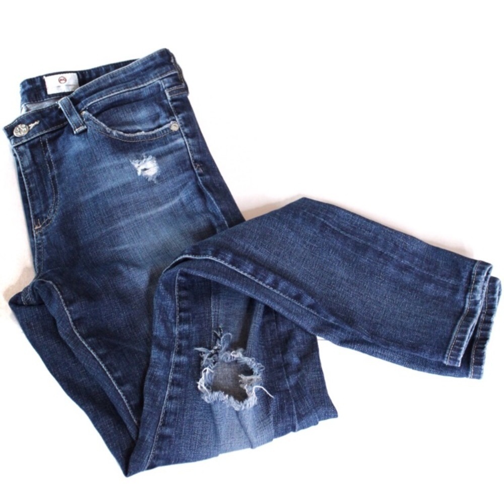 ✨AG Adriano Goldschmied Women's Skinny Jeans - Dark Blue - Picture 4 of 6